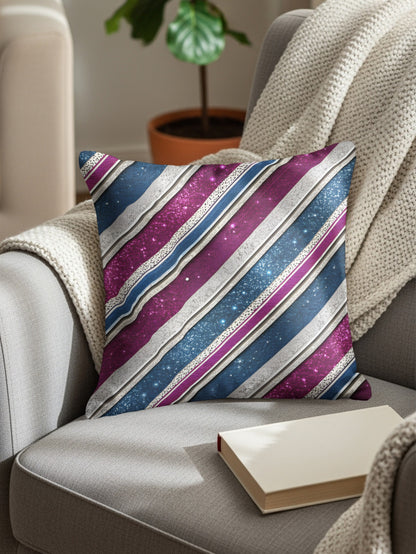 Colorful Striped Pattern Decorative Pillow for Home