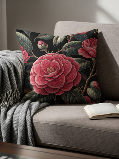 Elegant Floral Pattern Decorative Pillow Cushion
