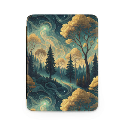 Mystical Forest Scene with Starry Night Design Cover