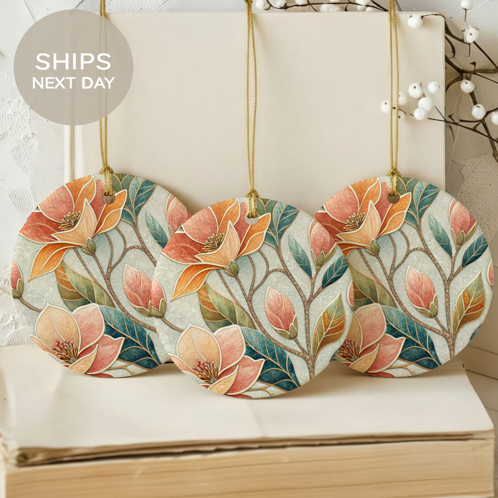 Decorative Floral Pattern Hanging Ornament Product