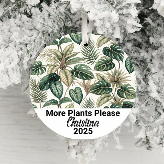 More Plants Please Christina 2025 ornament product
