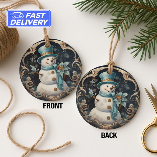 Snowman Design Hanging Ornament product