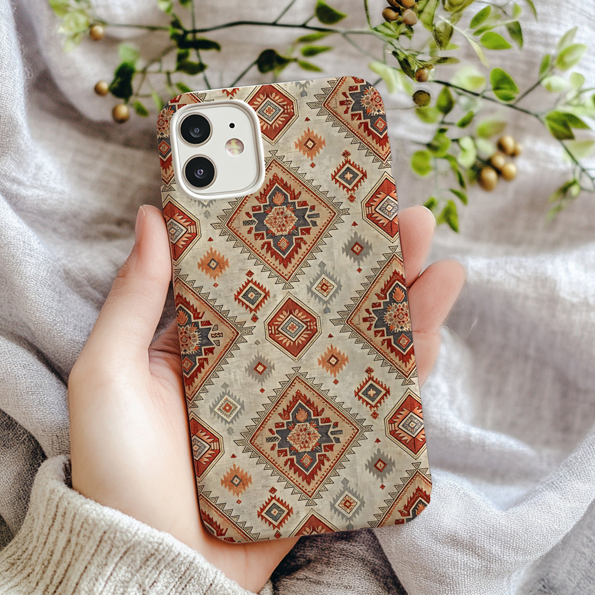 Geometric Pattern Decorative iPhone Case Product