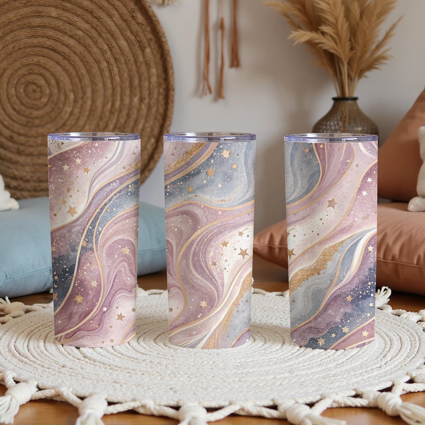 Beautiful Starry Night Design Tumblers for Any Occasion