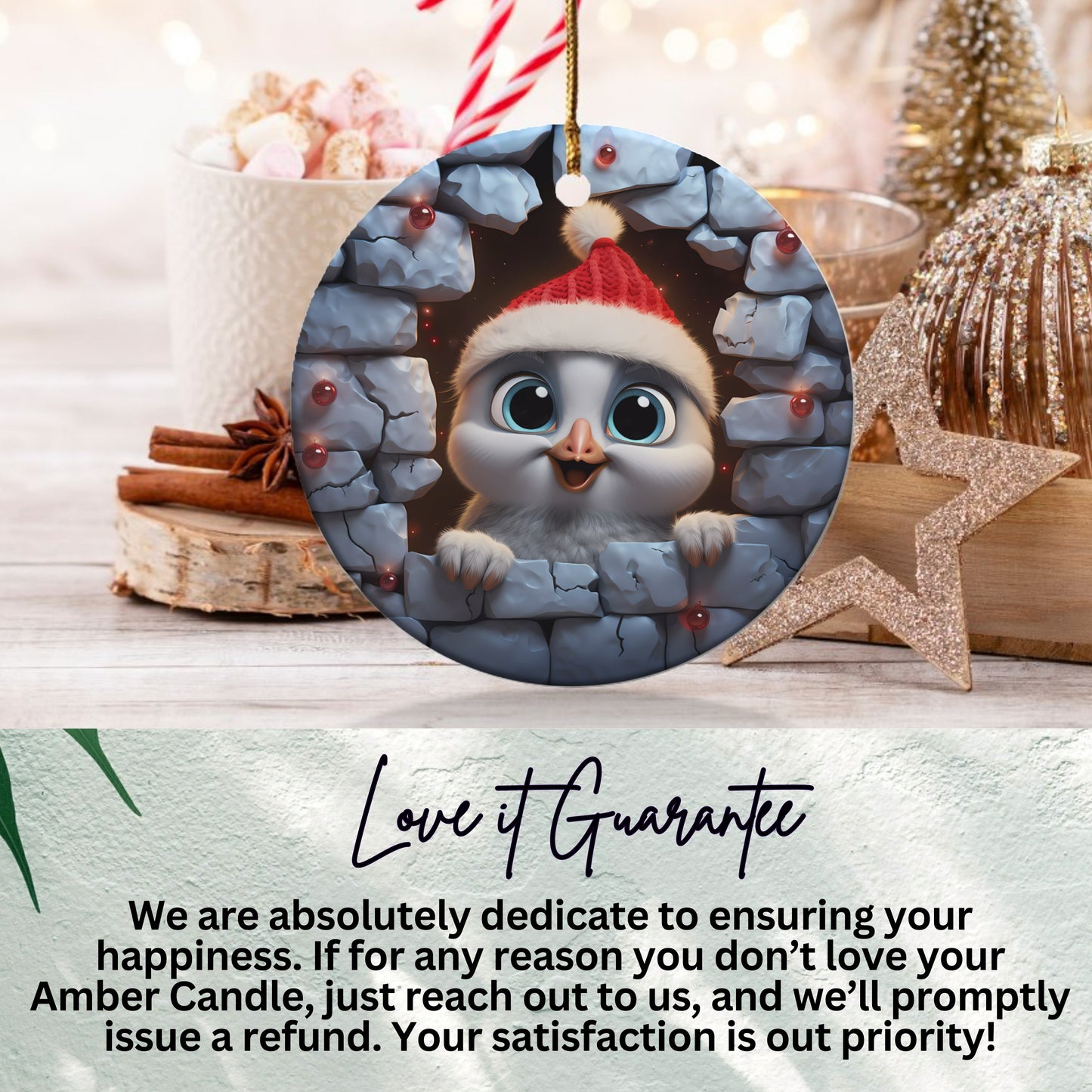 Adorable Penguin Christmas Tree Ornament product