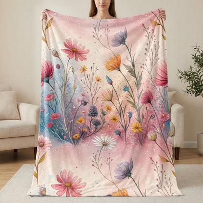 Watercolor Flower Garden Pretty Floral Pattern Seamless - Walk Greener