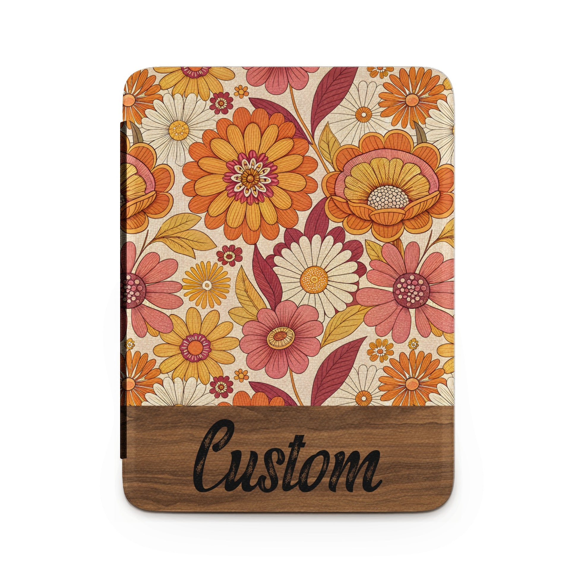 Colorful Floral Design Custom Tablet Cover