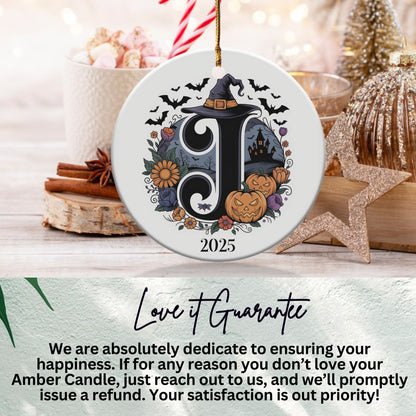 Halloween Themed Personalized 2025 Holiday Ornament product