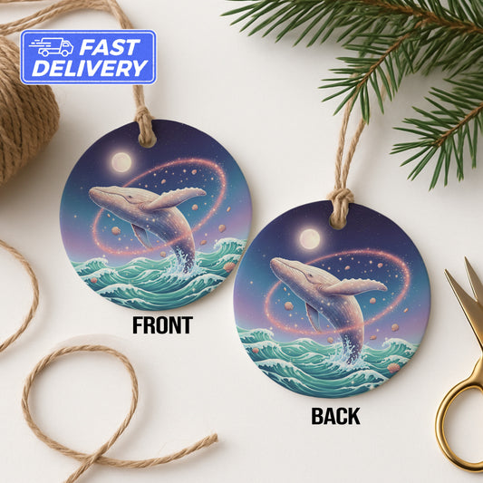 Celestial Whale Double-Sided Hanging Ornament product type
