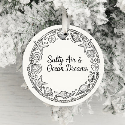 Salty Air and Ocean Dreams Beach Theme Ornament product type