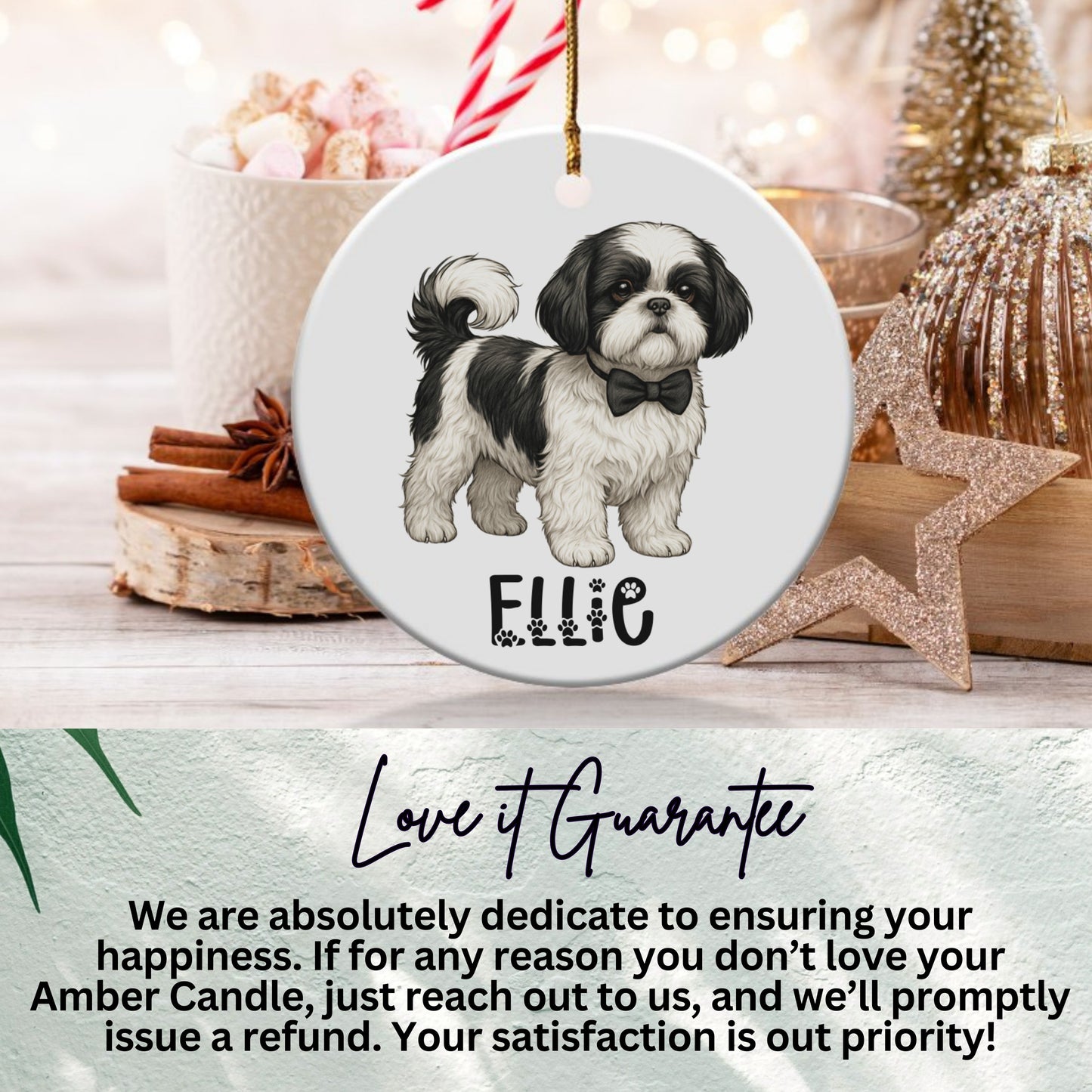 Personalized Dog Ornament Custom Pet Decoration product type