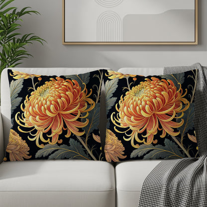 Elegant Floral Design Decorative Cushion Cover Set