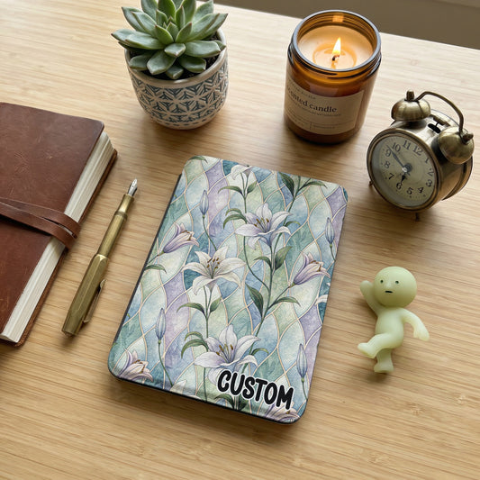Custom Floral Patterned Hardcover Notebook
