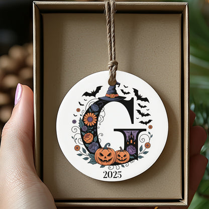 Halloween 2025 G Initial Ornament Holiday Decoration product