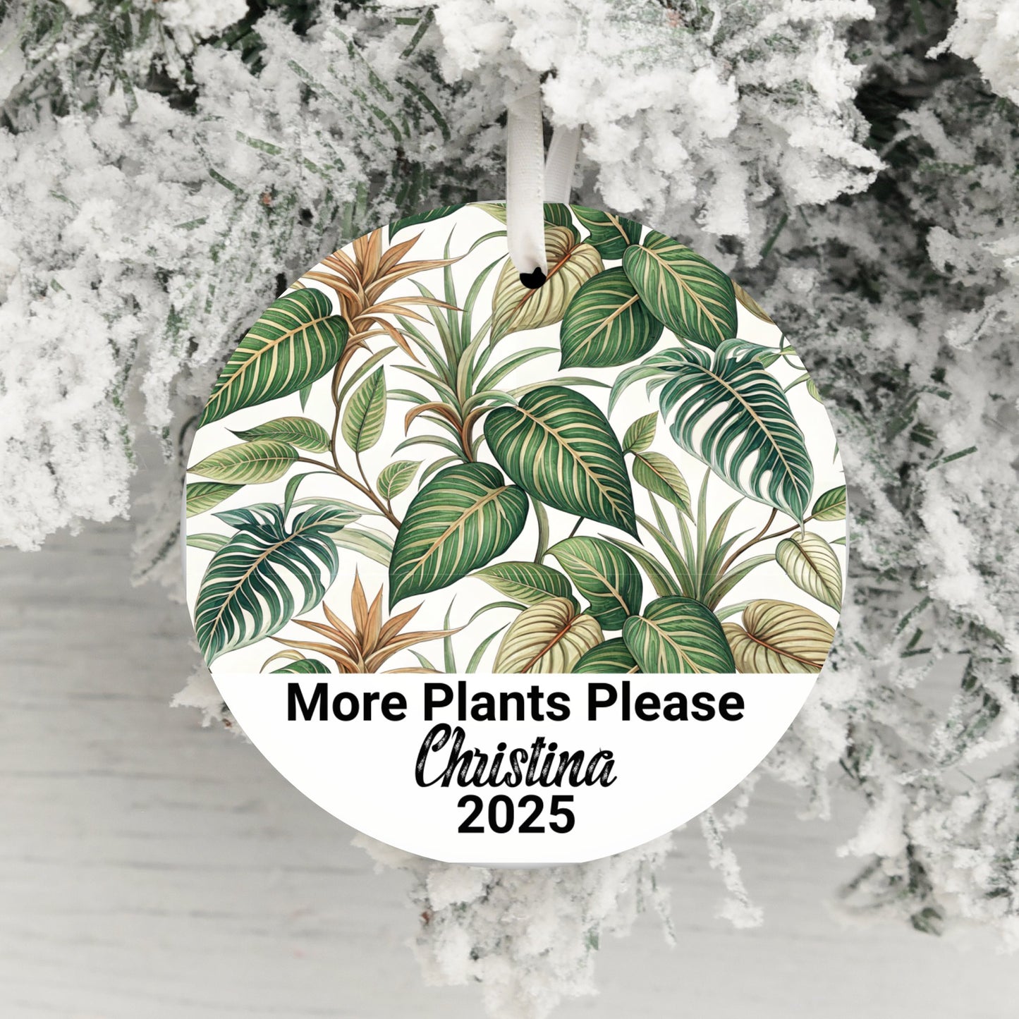 Personalized Plant Design Christmas Decor product