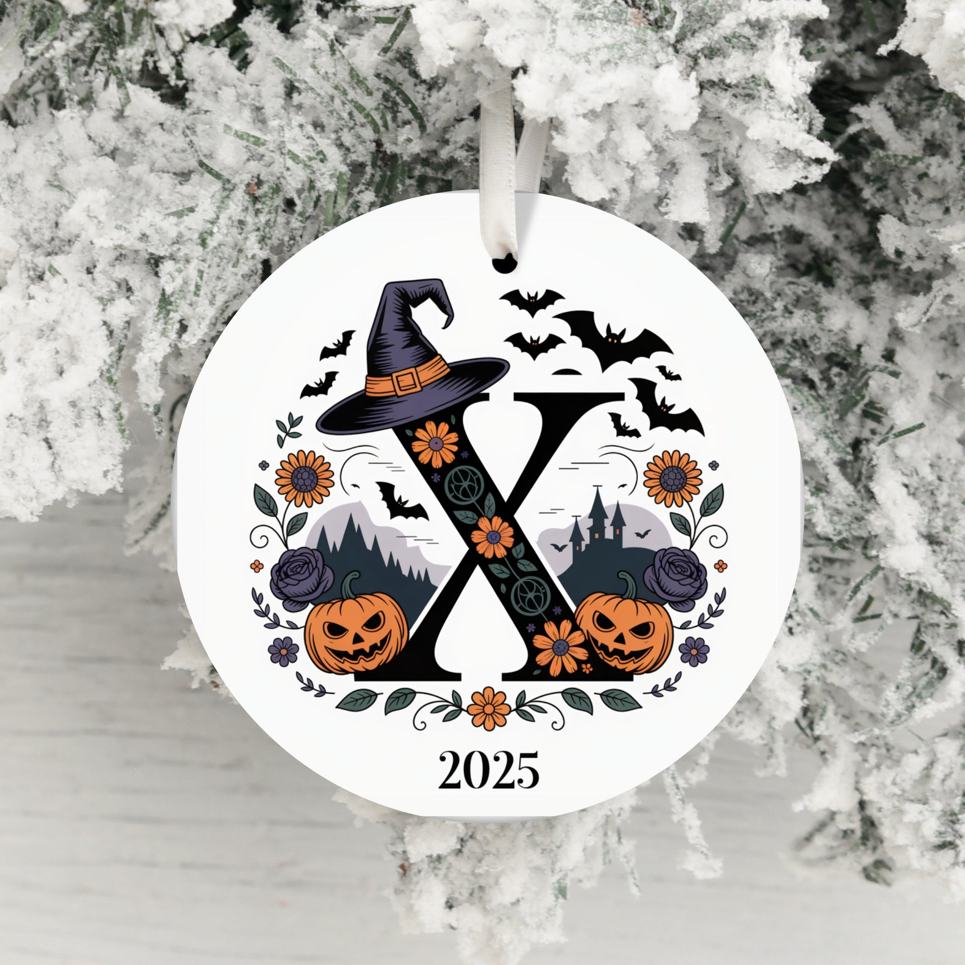 Personalized Halloween Themed Ornament product type