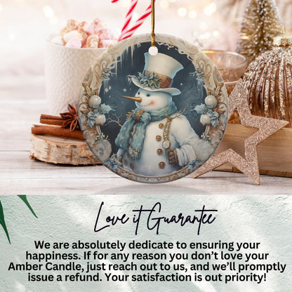 Frosty Snowman Christmas Tree Ornament product