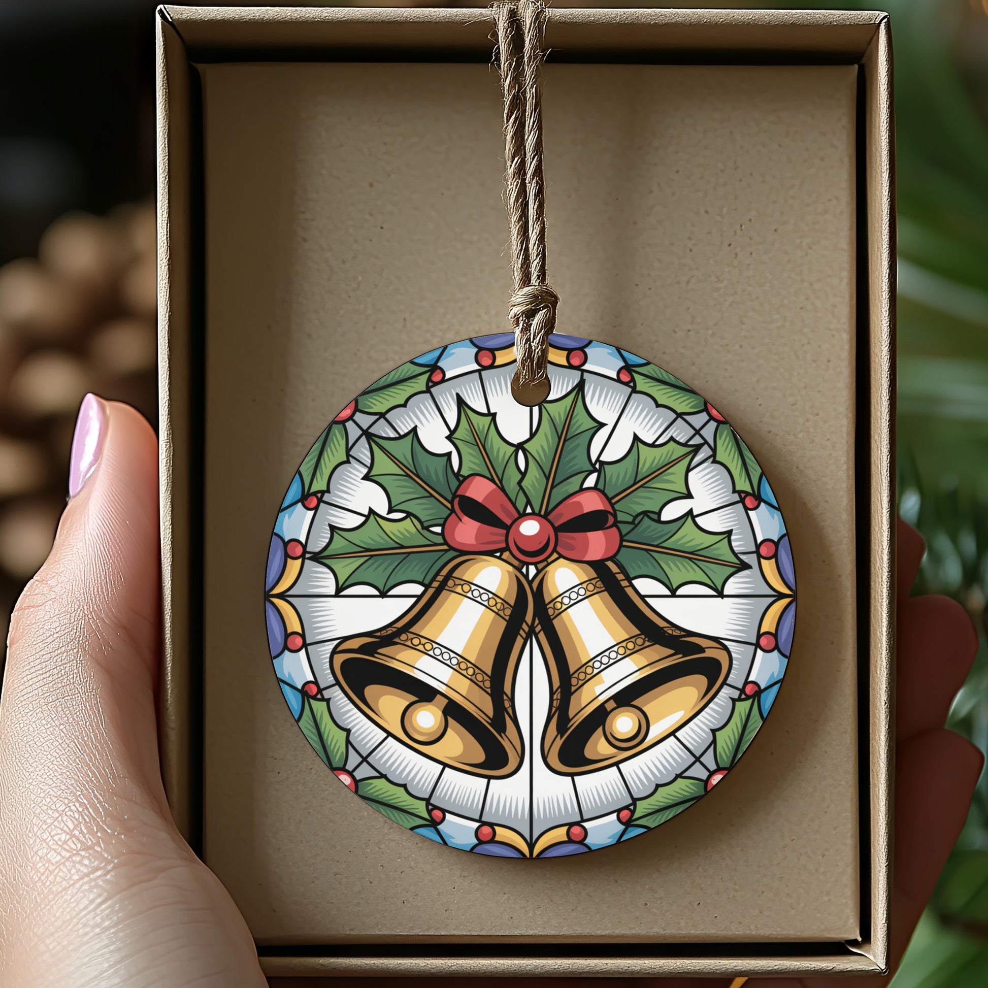 Festive Christmas Bells Ornament Home Decoration product