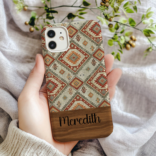 Custom Aztec Pattern Personalized Phone Case