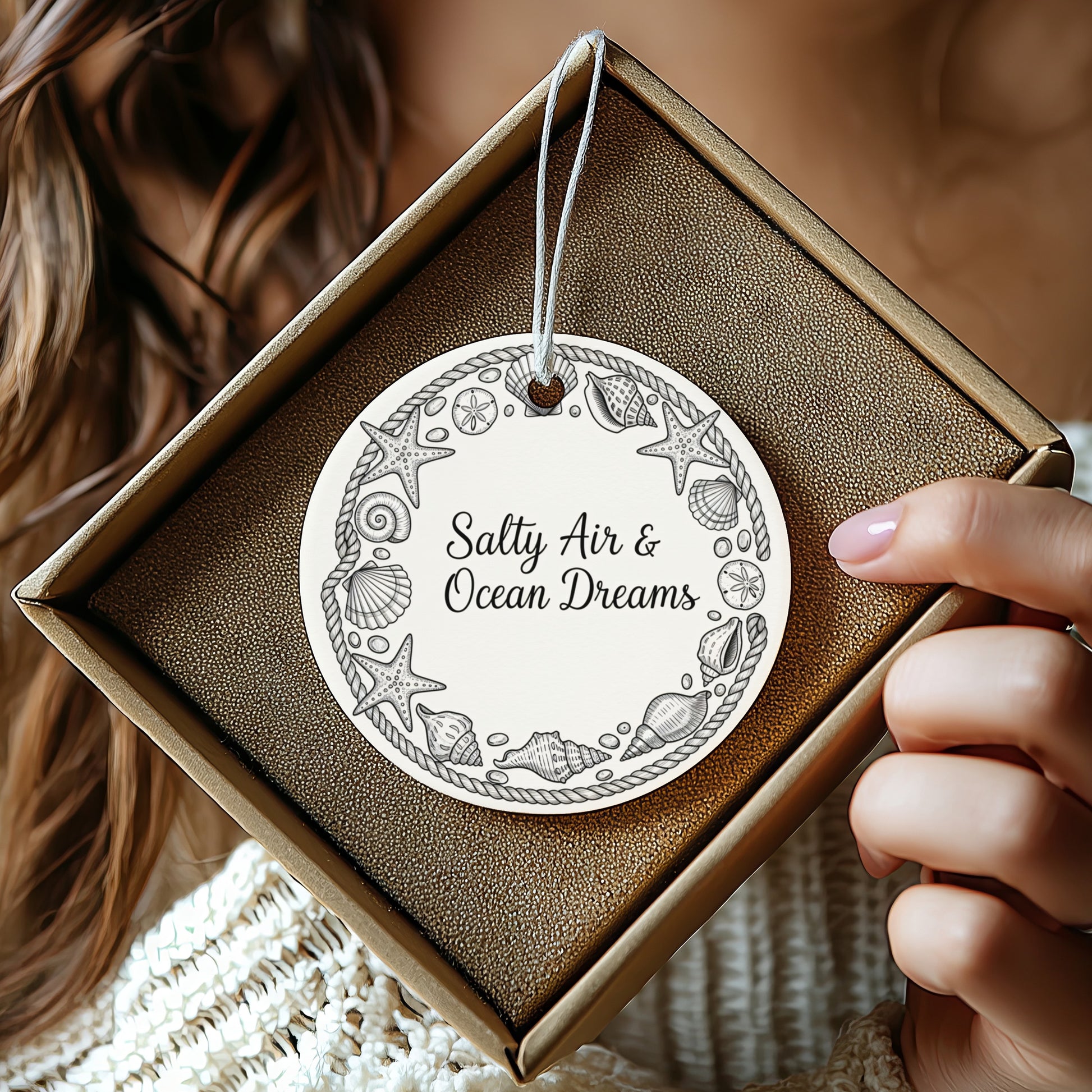 Salty Air and Ocean Dreams Decorative Hanging product
