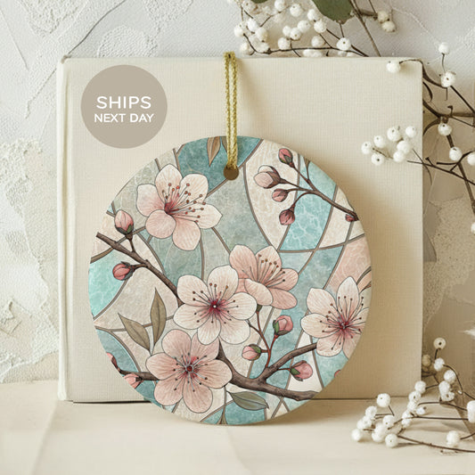 Ships Next Day Floral Design Ornament for Decor