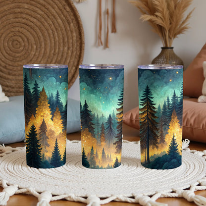 Enchanting Forest Night Scene Insulated Tumbler Product