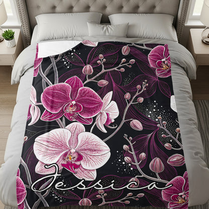 Jessica Flower Patterned Bedding Blanket