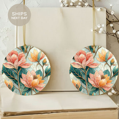 Floral Pattern Decorative Hanging Ornament Set