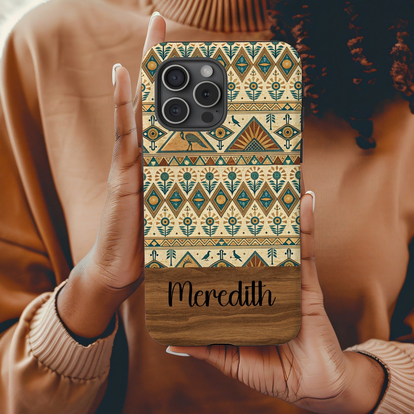 Personalized Tribal Pattern Meredith Phone Case