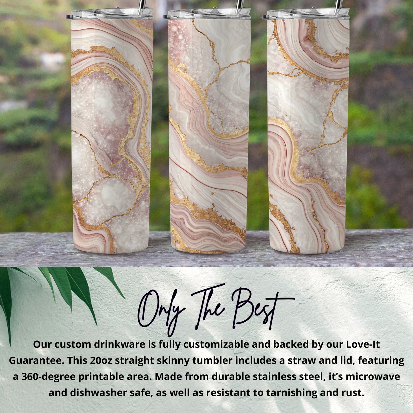 Customizable 20oz Straight Skinny Tumbler Drinkware