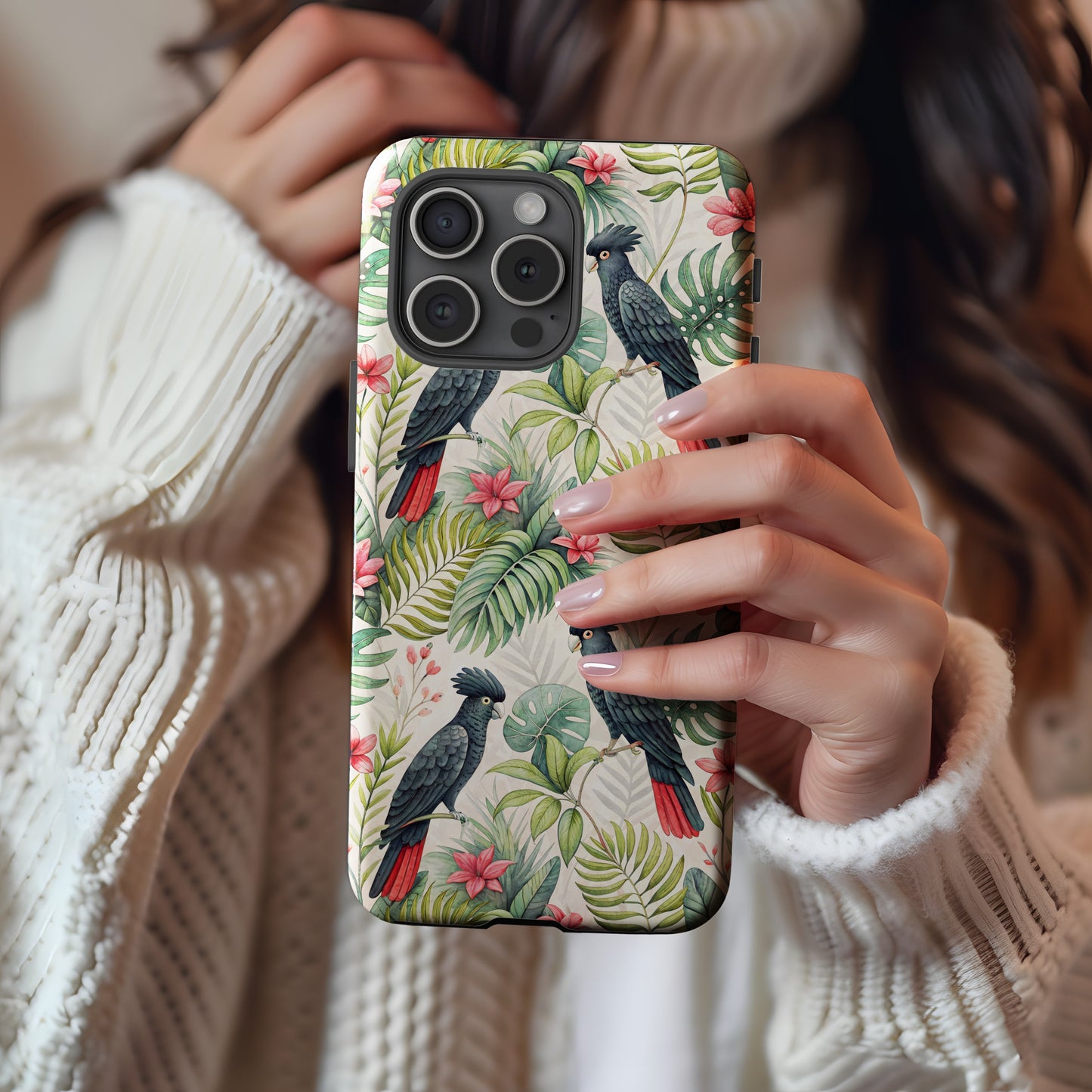 Tropical Parrot Flora Designer Mobile Case