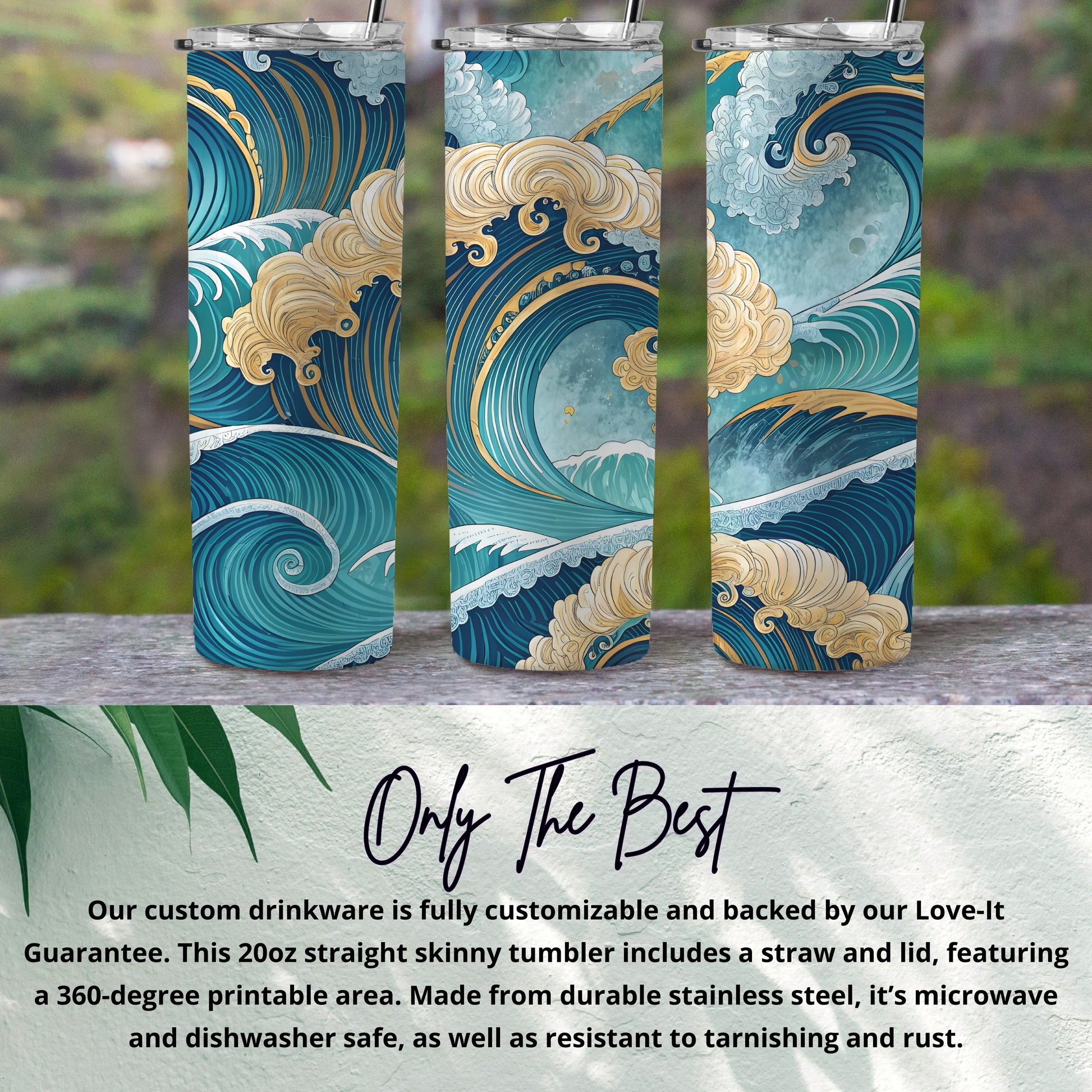 Customizable 20oz Straight Skinny Tumbler Drinkware