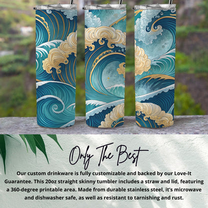 Customizable 20oz Straight Skinny Tumbler Drinkware