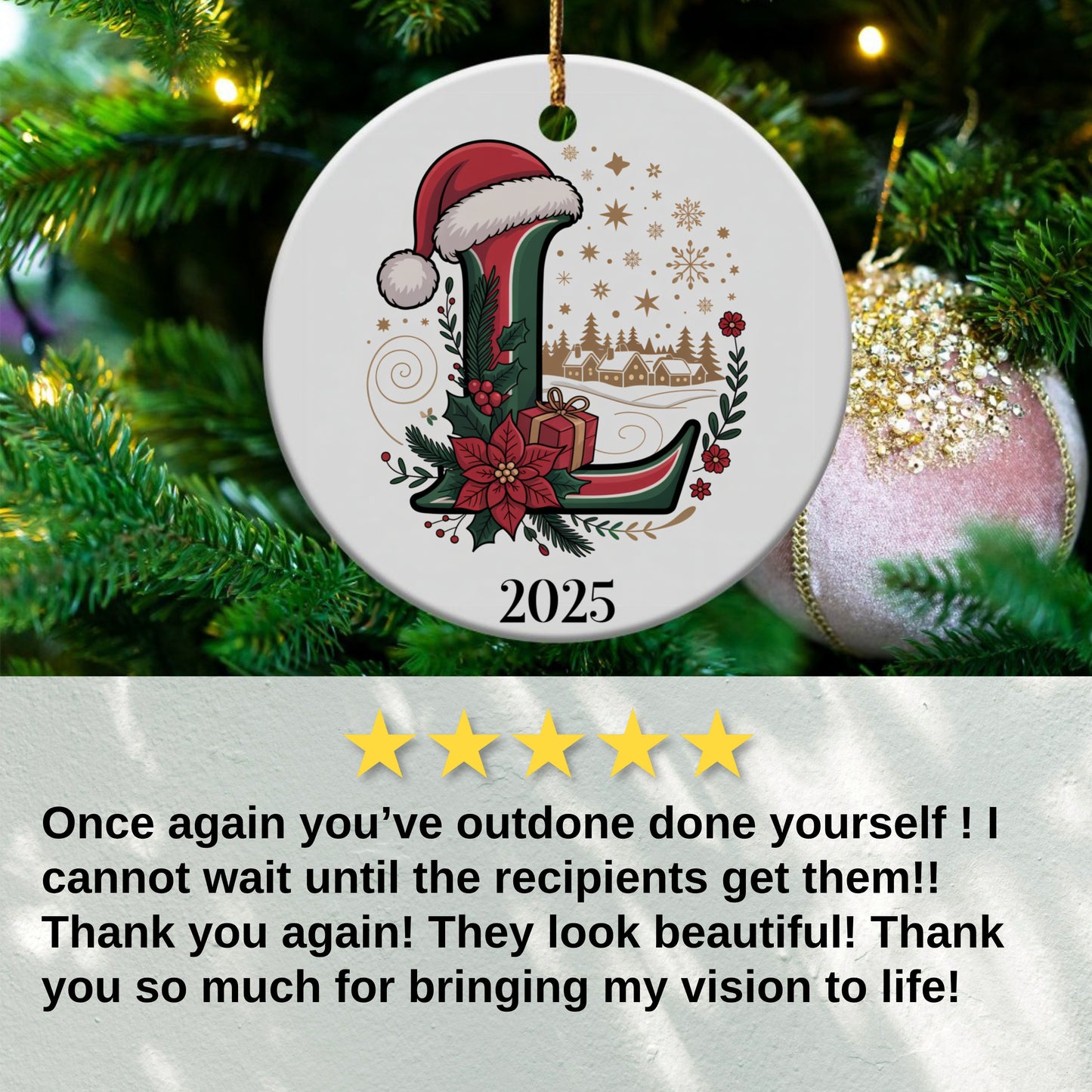 Personalized Christmas Tree Ornament 2025 product