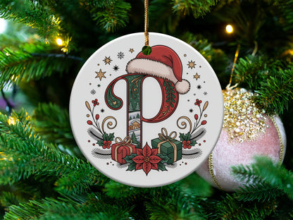 Personalized Festive Holiday Ornament P product type