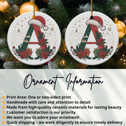 Festive Christmas Ornaments with Santa Hat design product type