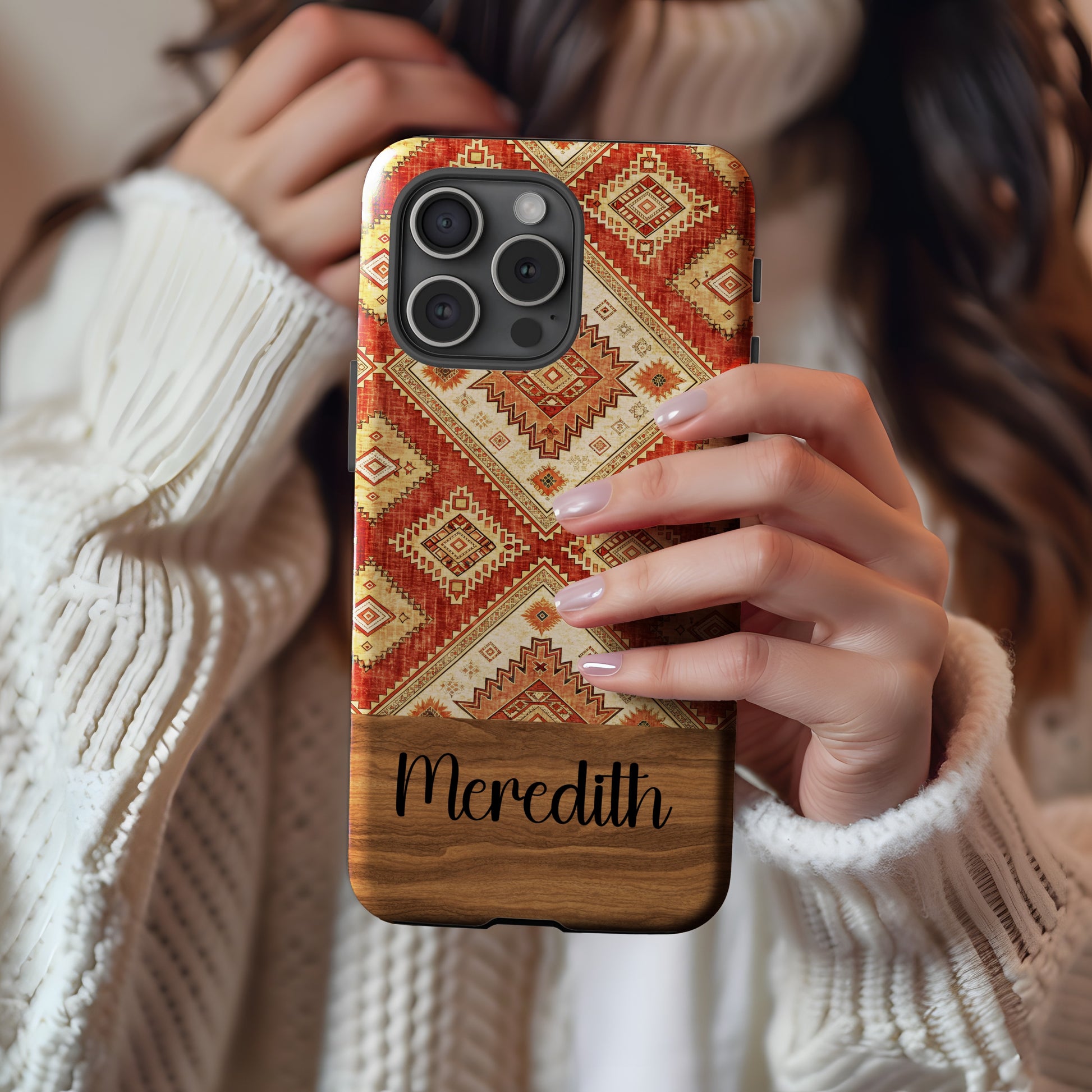 Customizable Meredith Patterned iPhone Case Cover