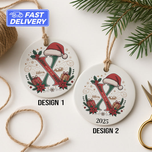 Personalized Monogram Christmas Ornament Holiday product
