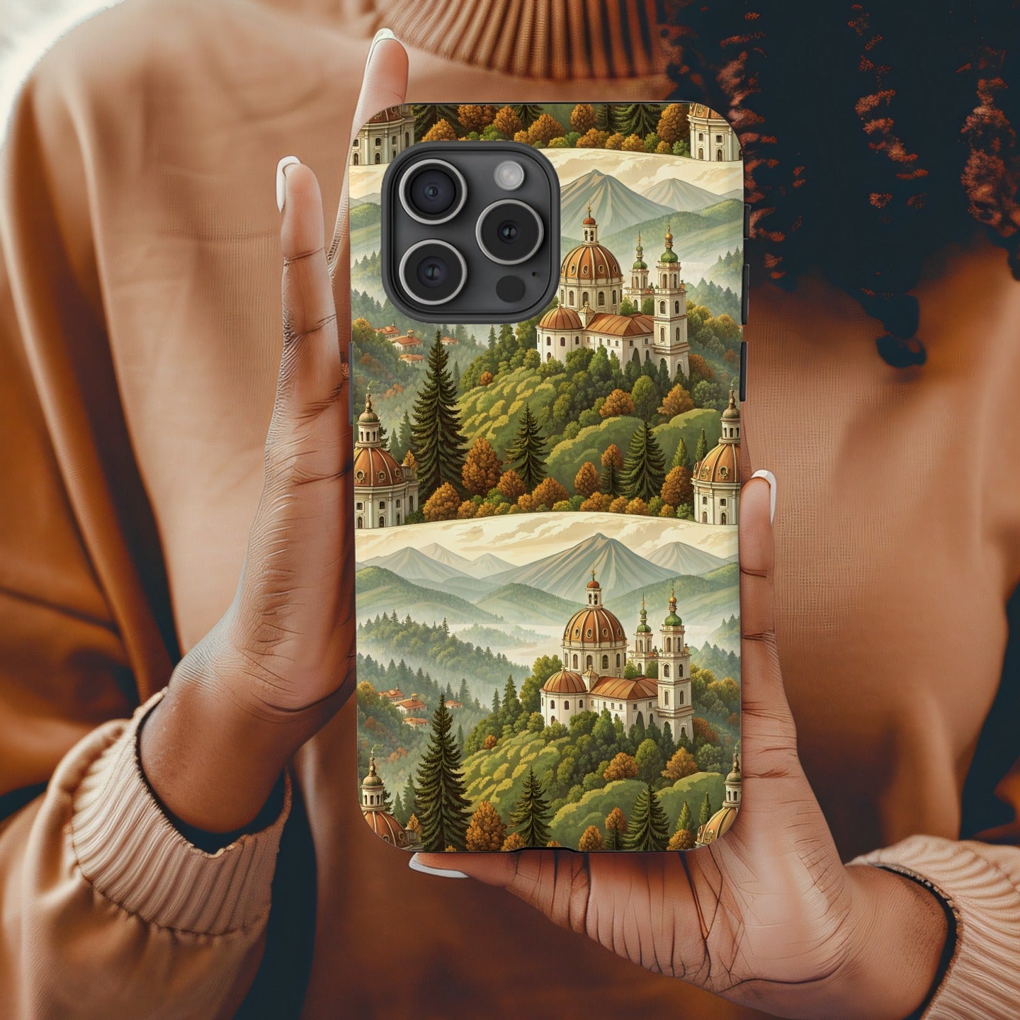Mountain Castle iPhone Case for Nature Lovers