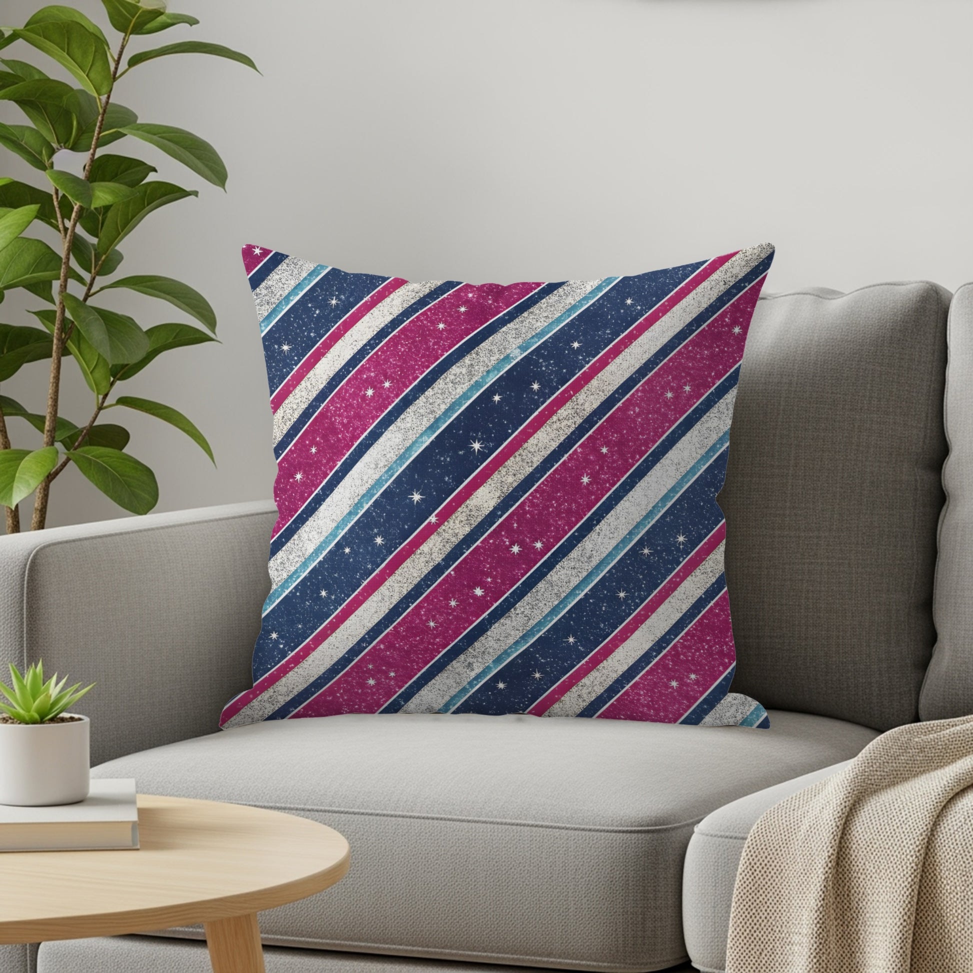 Colorful Striped Cushion Cover for Home Decor