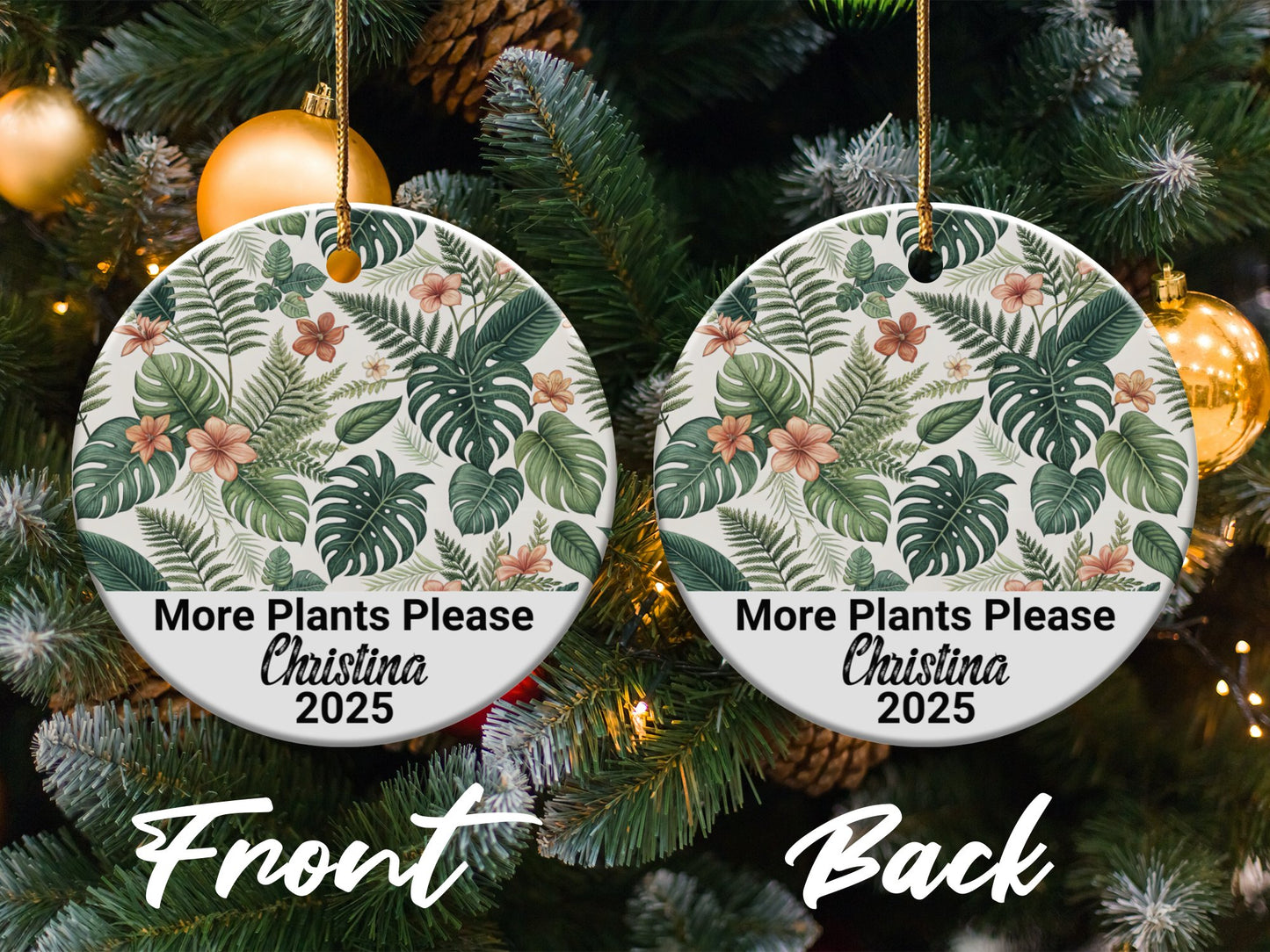 More Plants Please Christina 2025 Ornament product