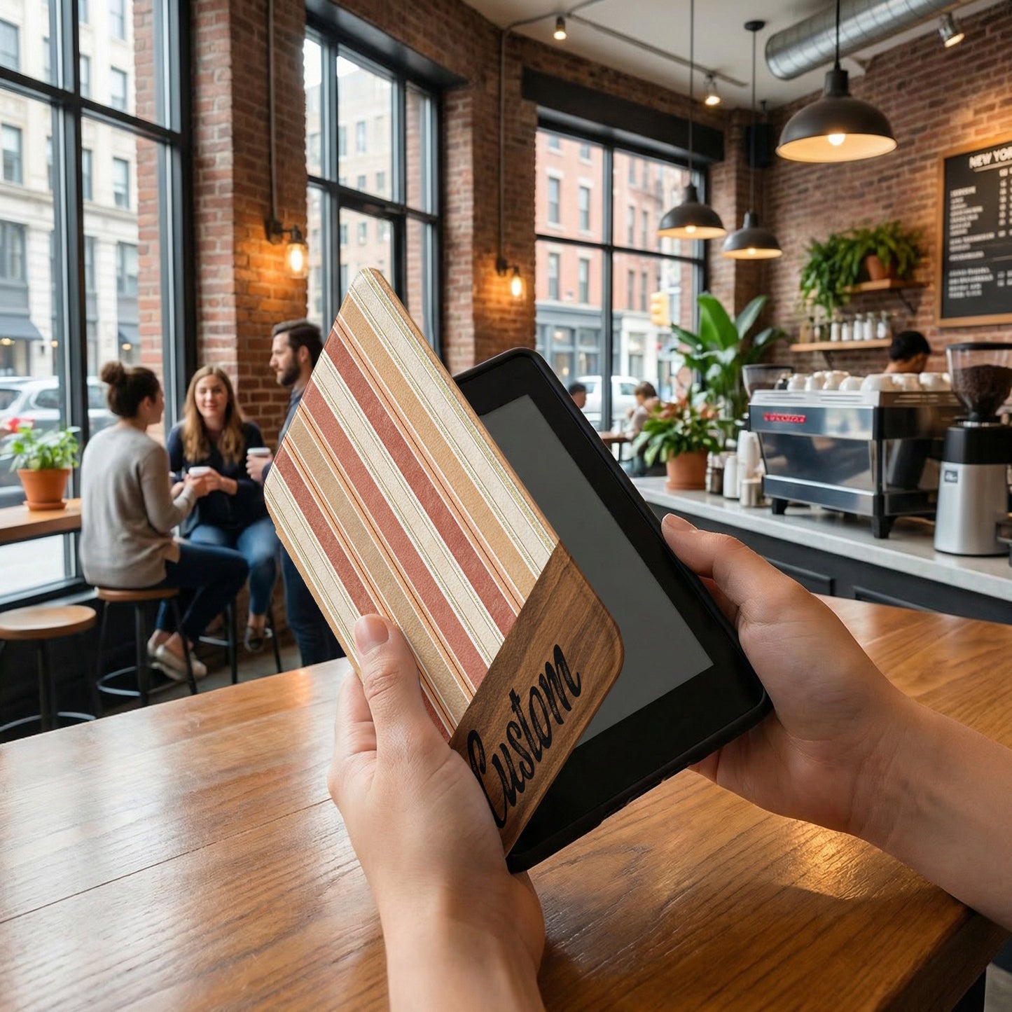 Custom Personalized Wooden Custom Tablet Cover Case