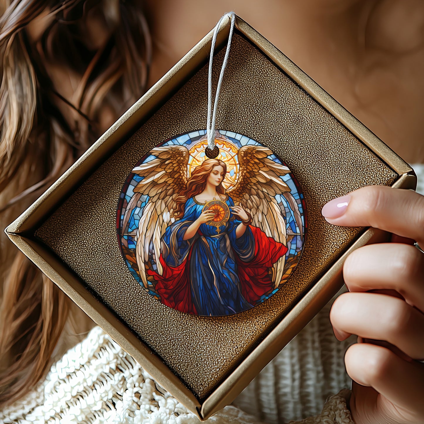 Intricately Designed Angel Illustration Wall Art Decor product type