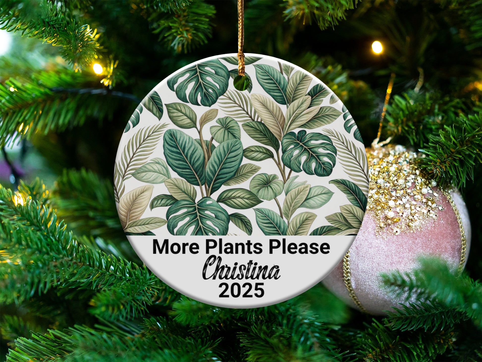 More Plants Please Christina 2025 Ornament product