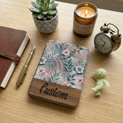 Custom Floral Design Journal with Unique Cover