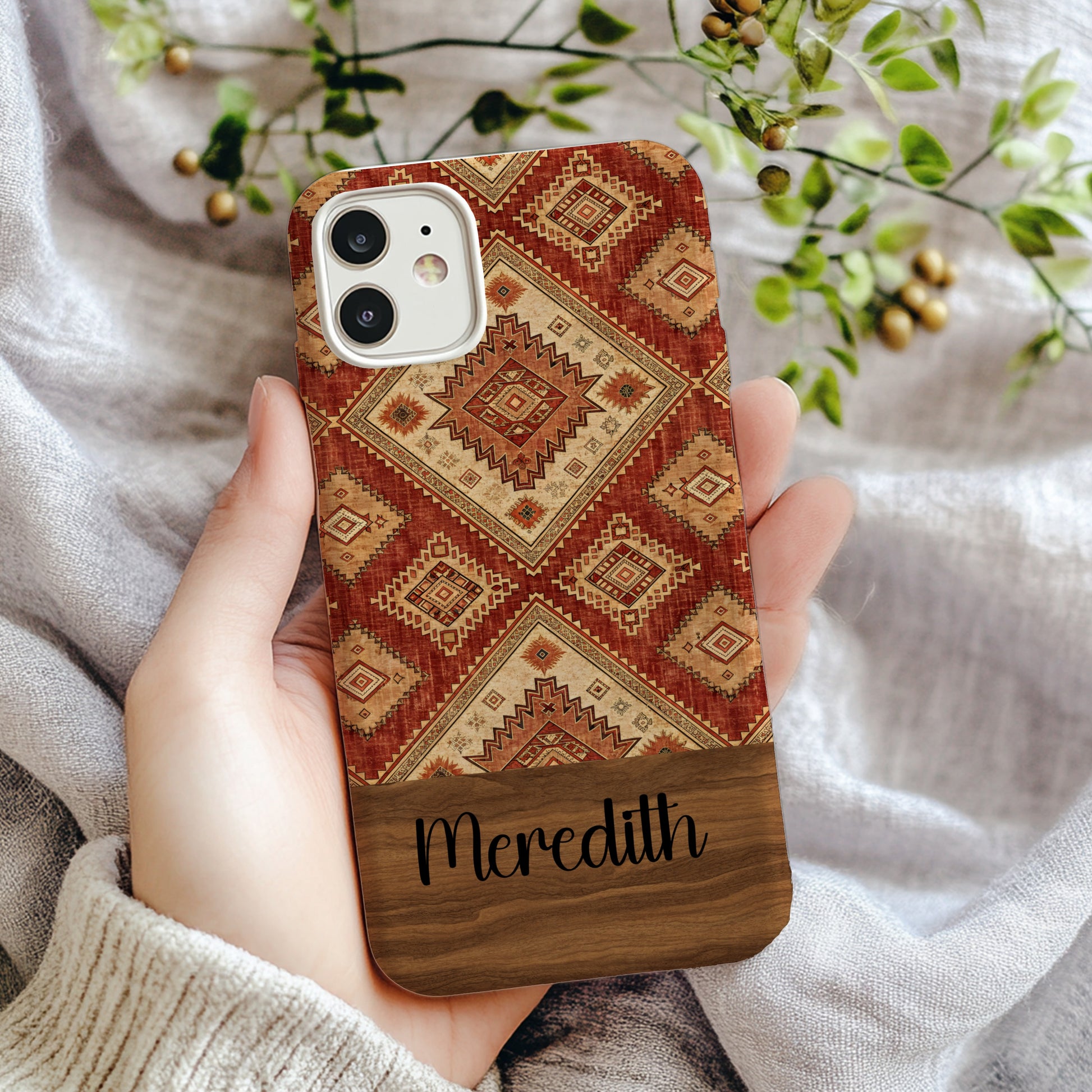 Personalized Tribal Pattern Meredith Phone Case