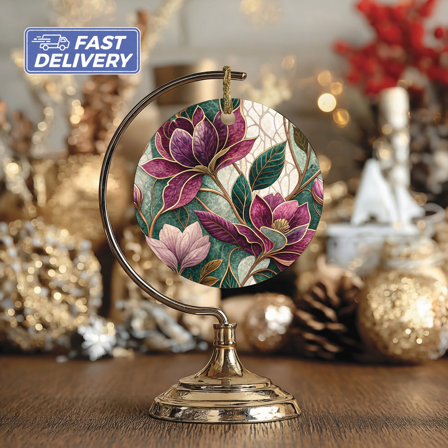Floral Ornament with Fast Delivery Christmas Decoration
