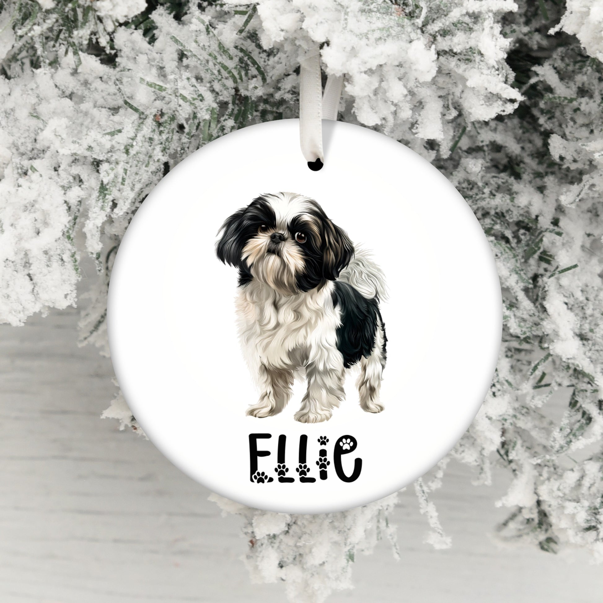 Christmas Decor Ornament featuring Dog Product
