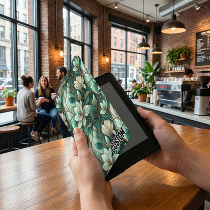 Custom Floral Print Tablet Sleeve for Stylish Protection