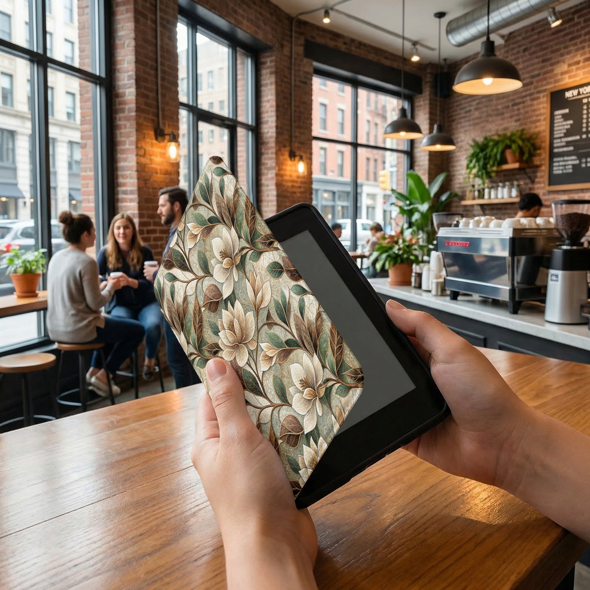 Floral Patterned Protective Cover for Digital Devices